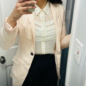 Blush Colored Blazer, H&M size 6